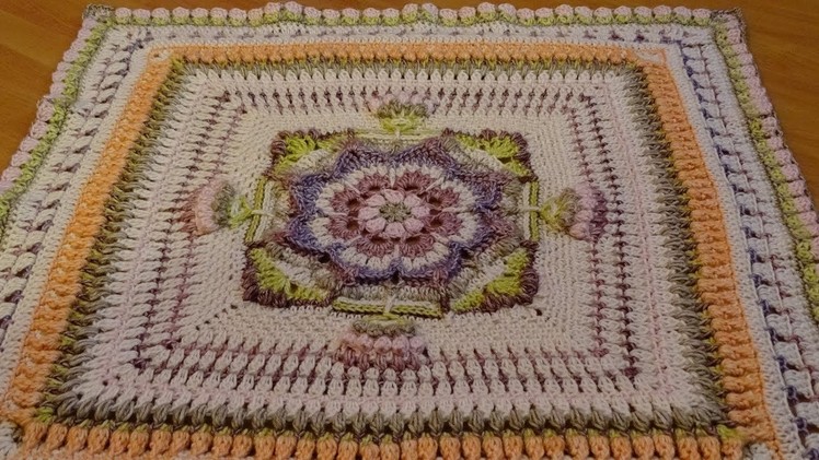 Crochet Blanket - Flowers And Fields - Part 3 - English