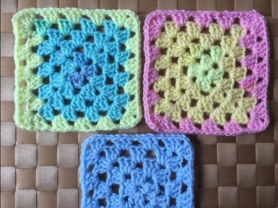 Crochet Classic Granny Square Tutorial