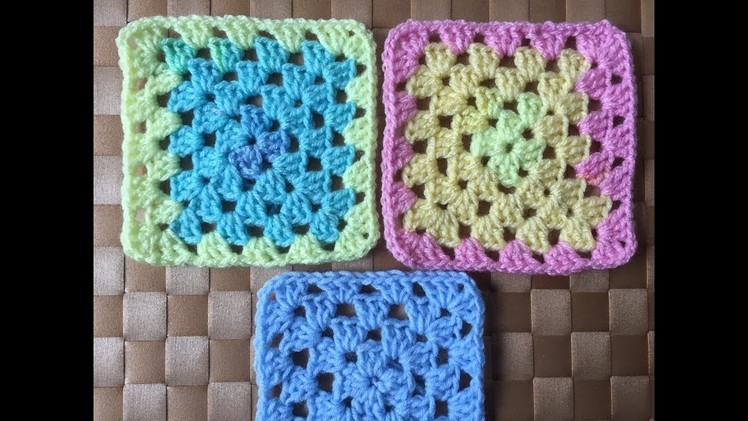 Crochet Classic Granny Square Tutorial