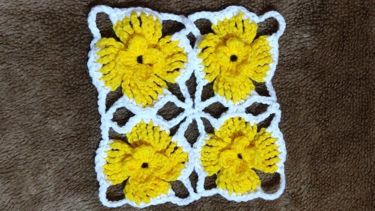 Crochet Flower Lace Tutorial