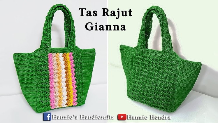Crochet || Gianna Crochet Bag - Tutorial Tas Rajut [Subtitles Available]