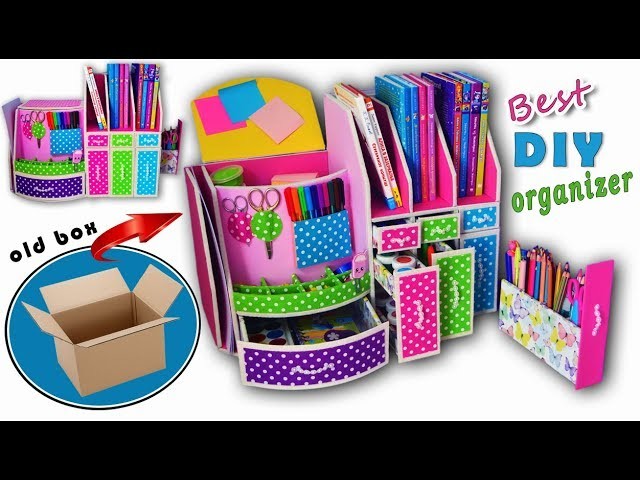 DIY ADORABLE ORGANIZER BOX USEFUL EVER. 16 Compartment for Keeping Everything