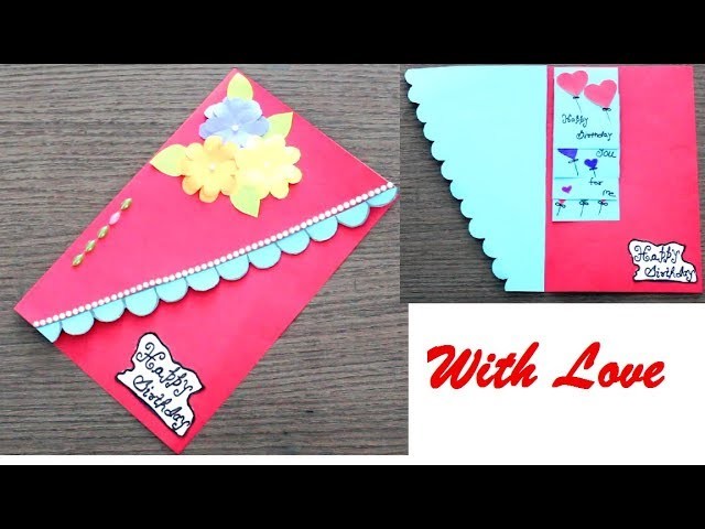 DIY - How to make Special Birthday Card For Best Friend || DIY Gift Idea. 