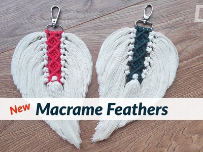 DIY Macrame Feathers Tutorial | Modern Macrame Design