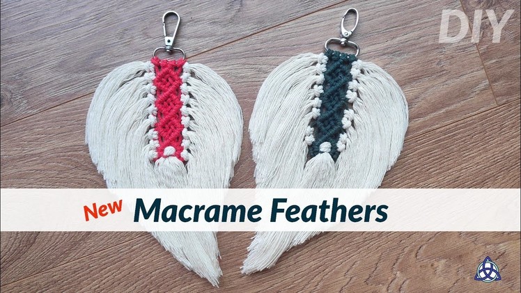 DIY Macrame Feathers Tutorial | Modern Macrame Design