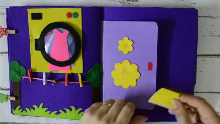 DIY No Sew Felt Busy Book for Kids - Complete Tutorial
