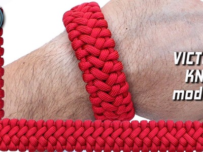 DIY Paracord Bracelet Victoria knot modified by Cetus World of Paracord How to make paracord bracele