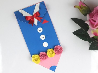 DIY Teacher's Day Card. Easy Handmade Teacher's Day Card making idea. Teacher's day pop up card