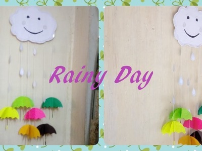 Diy wall hanging. Rainy Day Wall Hanging. Kids' special