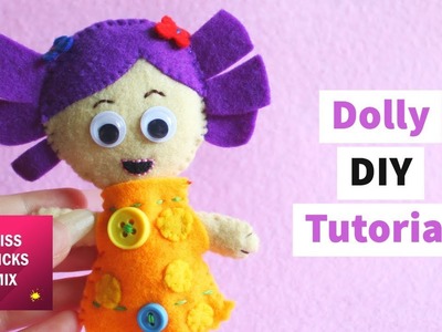 Dolly From Toy Story 4 Movie  Felt Doll DIY Tutorial