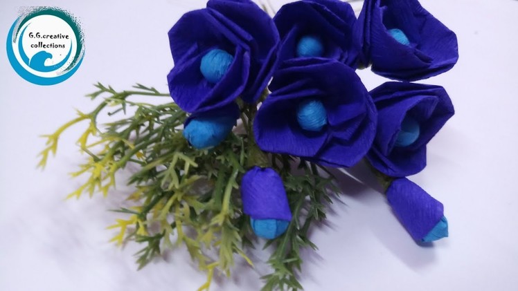 Easy Paper Flowers | Flower Making | DIY ,5-minute Crafts