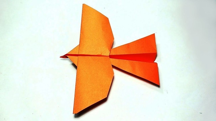 Flying Paper Eagle - Time Lapse || Easy Paper Flying Eagle || DIY