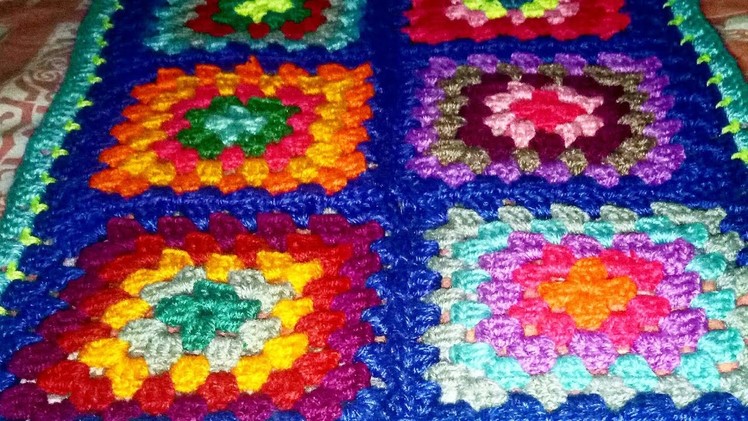 Granny Squares & how to join them