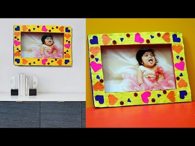 Home Made PHOTO FRAME - DIY HOME DECOR IDEA