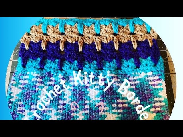 HOW TO CROCHET A CAT BORDER
