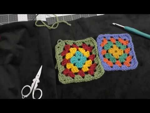 How to Crochet a Granny Square (Right Handed Version)