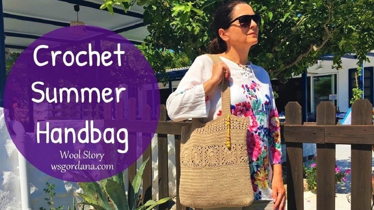 How to Crochet a Summer Beach Handbag