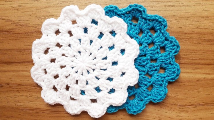 How to Crochet Flower Coaster | Episode 1