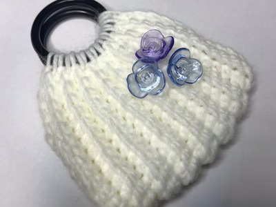 How to Crochet Mini-bag with Ring Handles