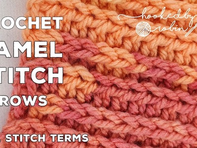 How to Crochet the Camel Stitch in Rows | HDC in the 3rd Loop | Faux Knit Crochet Stitch Tutorials