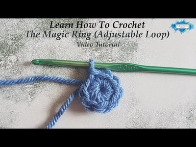 How To Crochet The Magic Ring (Adjustable Loop For Amigurumi) Tutorial By Crafting Happiness
