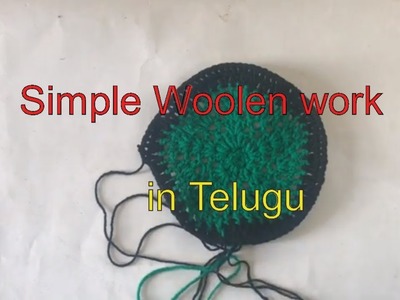 How to make Beautiful doormat. easy work. in Telugu on you tube 2019