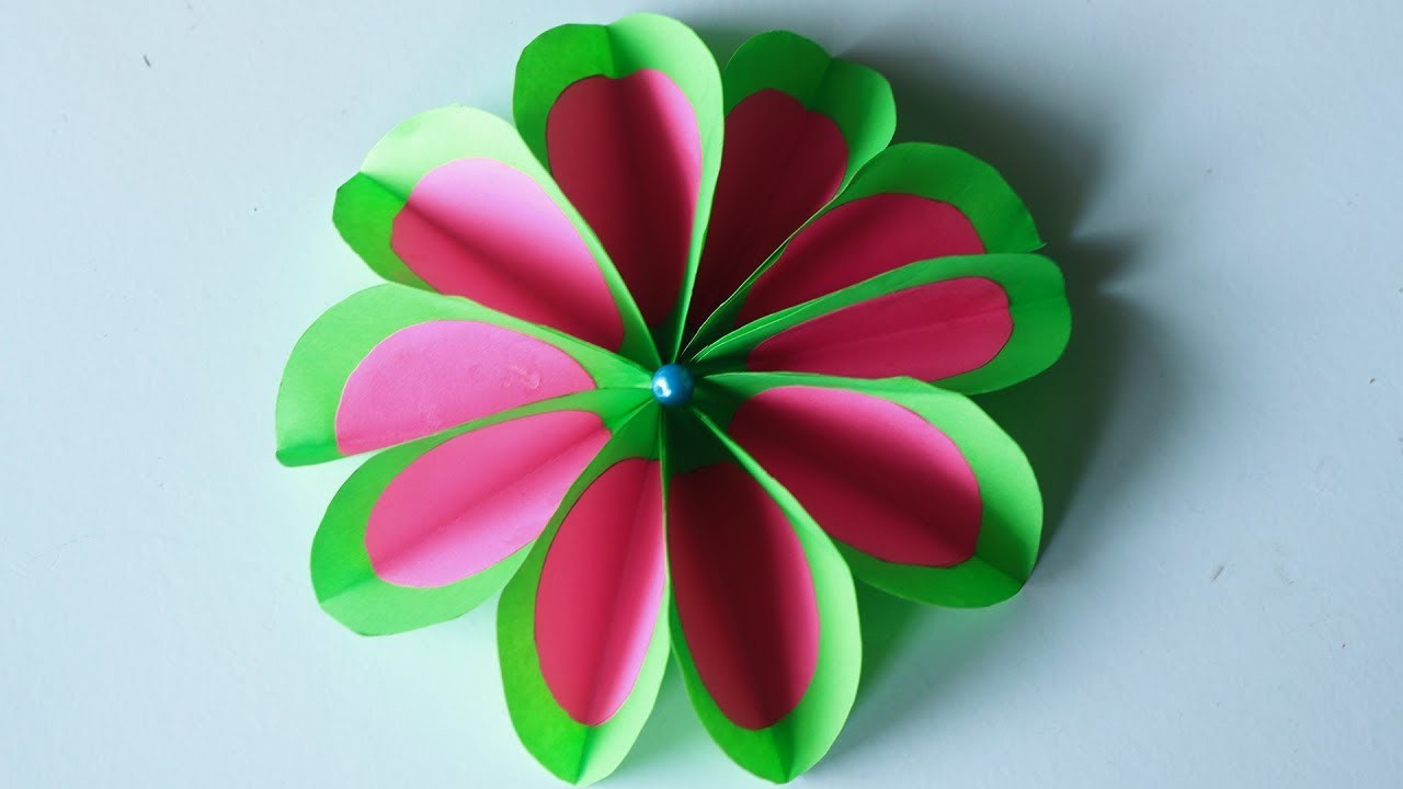 How To Make Beautiful Paper Flower Making For Home Decor