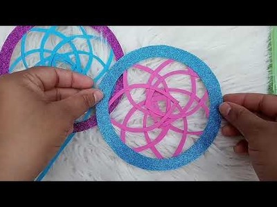 How to make Dream Catcher #papersonly  #papercraft #DreamCatcher #DIY #feathers #dreams