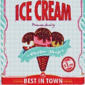 Ice Cream Cross Stitch Pattern