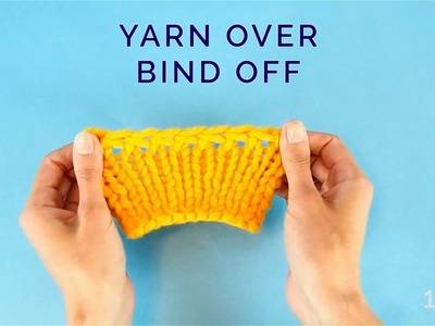KNITTING in UNDER a MINUTE - Easy Stretchy BIND OFF