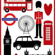 London Cross Stitch Pattern