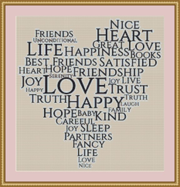 Love Heart Cross Stitch Pattern Avaloncrossstitch Cross Stitch Pattern Love Heart This Cross