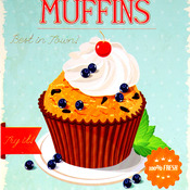 Muffins Cross Stitch Pattern