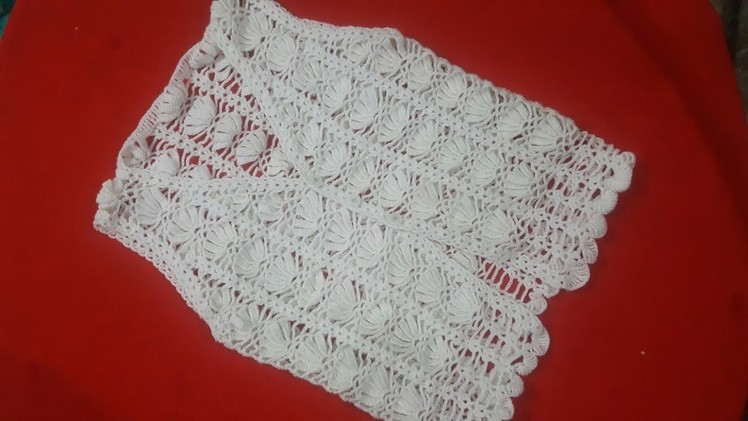 New floral crochet shrug pattern for women | How to crochet a shrug | Part- 2| Woolen Tutorial # 6