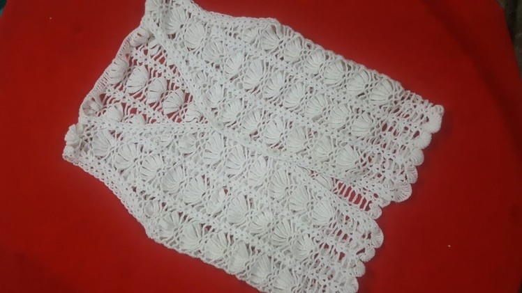 New floral crochet shrug pattern for women | How to crochet a shrug | Part- 1| Woolen Tutorial # 6