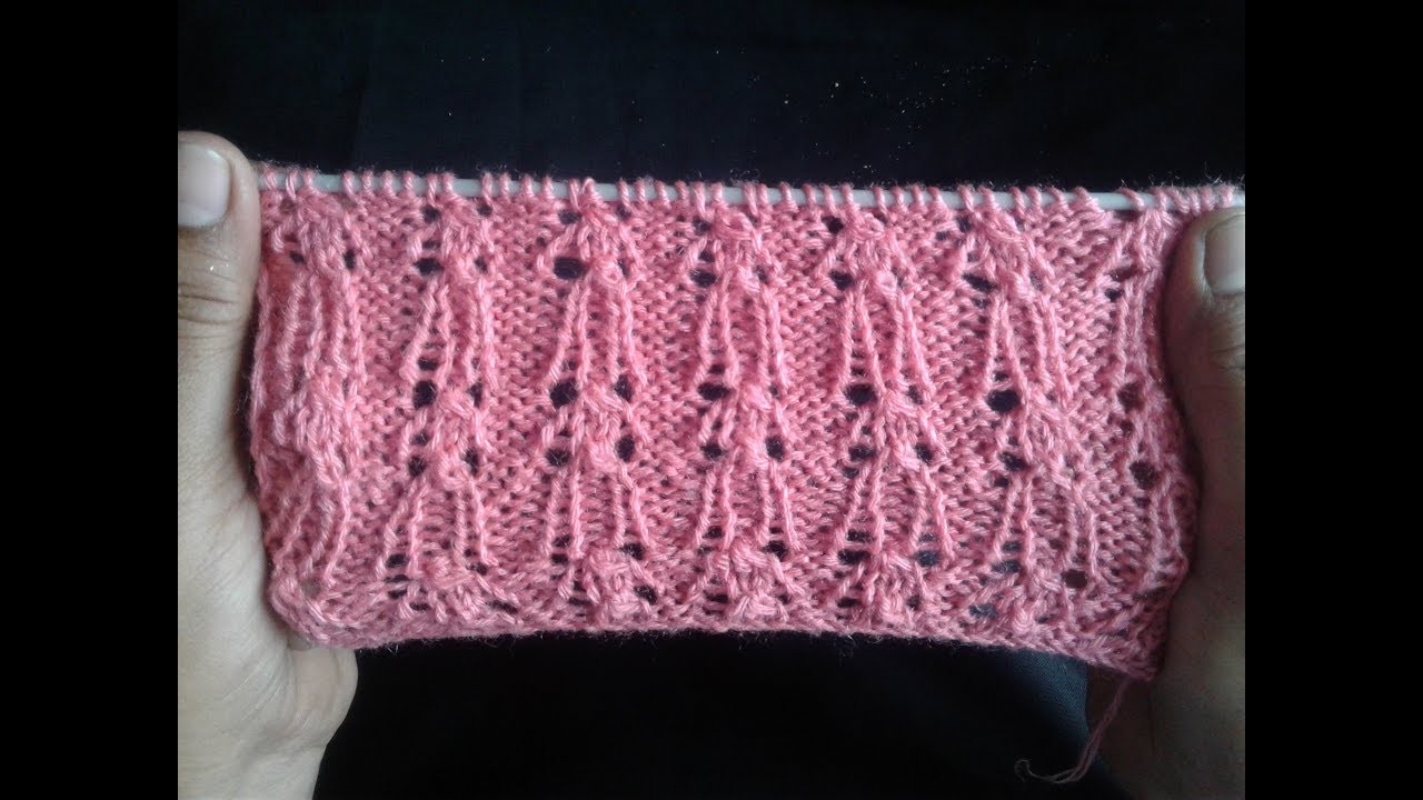 Single colour knitting design pattern in hindi