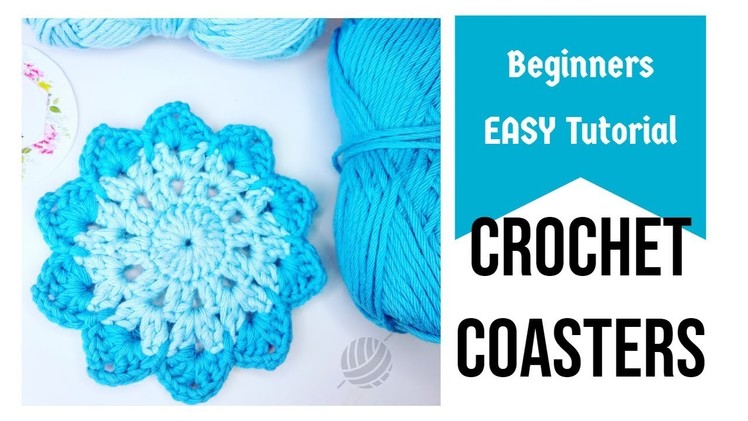 Super Easy Crochet Coaster Tutorial