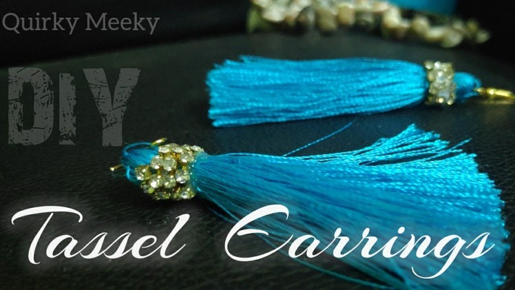 Tassel Earrings | How to make silk thread earrings at home | Jewelry Making | #DIY #VLOG #easy