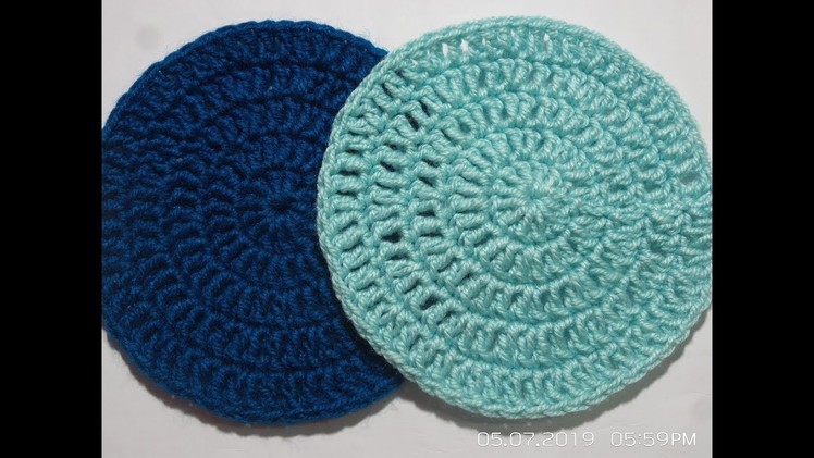 Tutorial:How to Crochet a Flat Circle |Sam Crochet | hindi\urdu