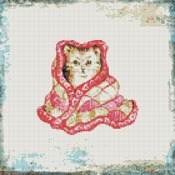 Wrapped In A Blanket Cross Stitch Pattern