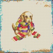 Wrapped In A Scarf Cross Stitch Pattern