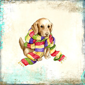 Wrapped In A Scarf Cross Stitch Pattern