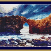 Coastal Arch Cross Stitch Pattern