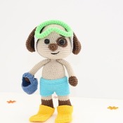 Doody the Dog / amigurumi toy / PATTERN - Amigurumi Animal/Crochet Dog/