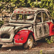 Old Citroen Cross Stitch Pattern