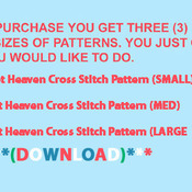 Pet Heaven Cross Stitch Pattern***L@@K***Buyers Can Download Your Pattern As Soon As They Complete The Purchase