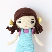 AMIGURUMI pattern - Litle Girl crochet pattern / Nellybery doll