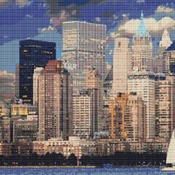 New York Skyline Cross Stitch Pattern