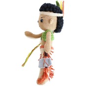 PATTERN - Amigurumi Native American Indian Boy Matto/Crochet doll/crochet native/amigurumi toy