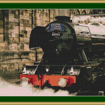 The Flying Scotsman Cross Stitch Pattern